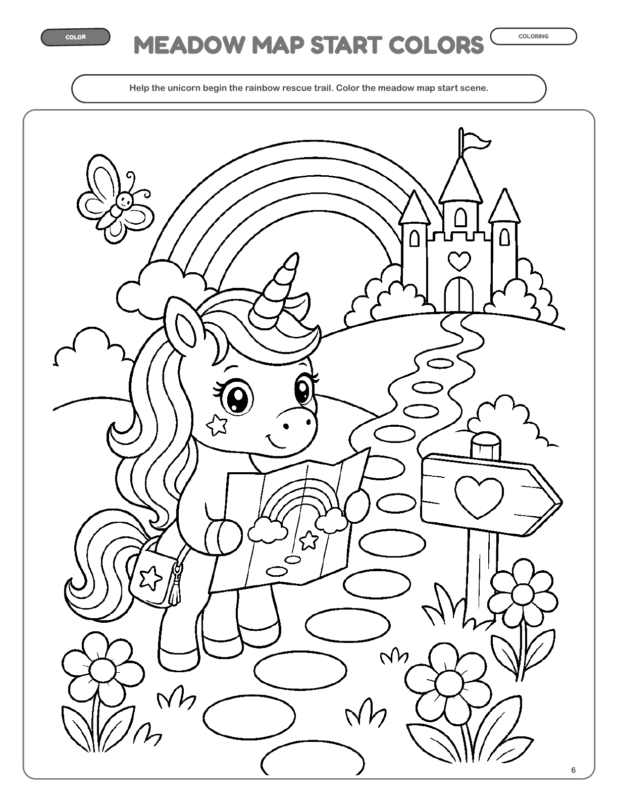 Meadow Map Start Colors — actual page 6